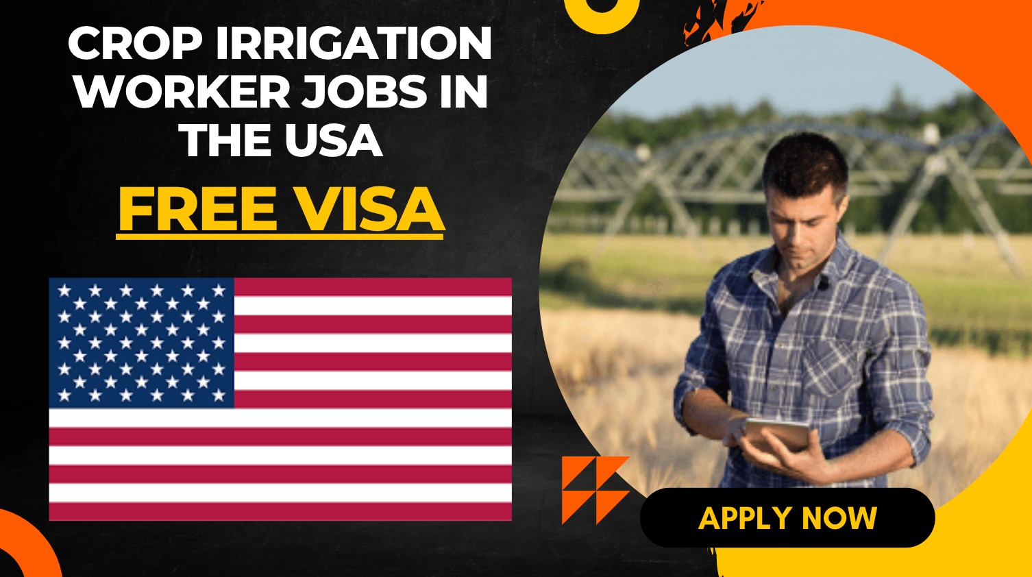 Crop Irrigation Worker Jobs in the USA for Foreigners Crop Irrigation Worker Jobs in the USA for Foreigners
